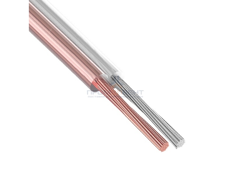 Кабель акустический 2х1,5 Rexant SILICON прозрачный