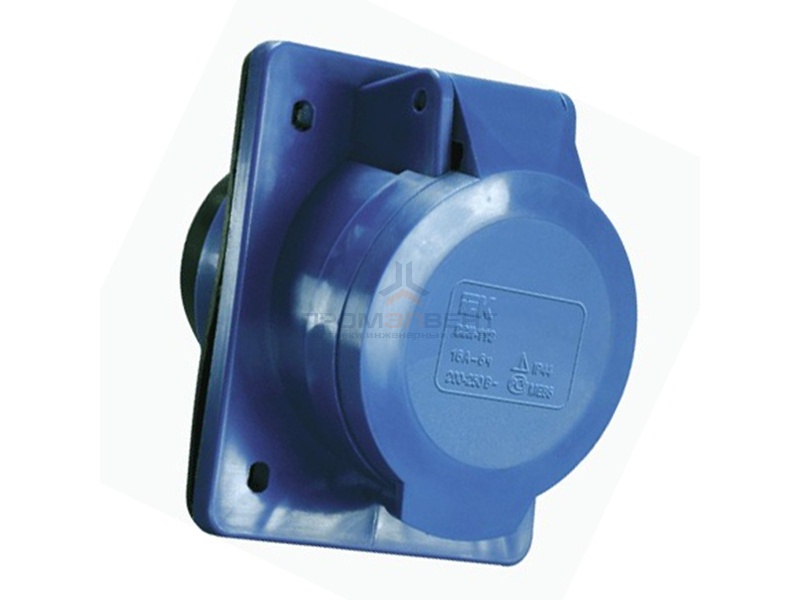 Розетка 413 скрытая 2Р+Е 16А 220В IP44 ИЭК