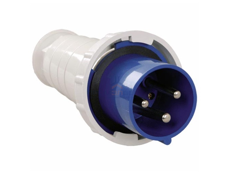 Вилка 033 2Р+РЕ 63А 220В IP54 ИЭК