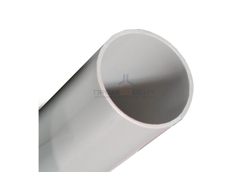 Труба ПВХ жёсткая гладкая д.16мм, тяжёлая, цвет серый [2м/шт, уп.60м]