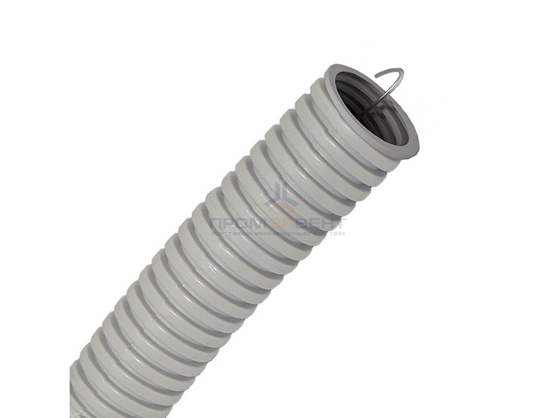 Труба гофрированная ПВХ d16мм с протяжкой [бухта 100м]